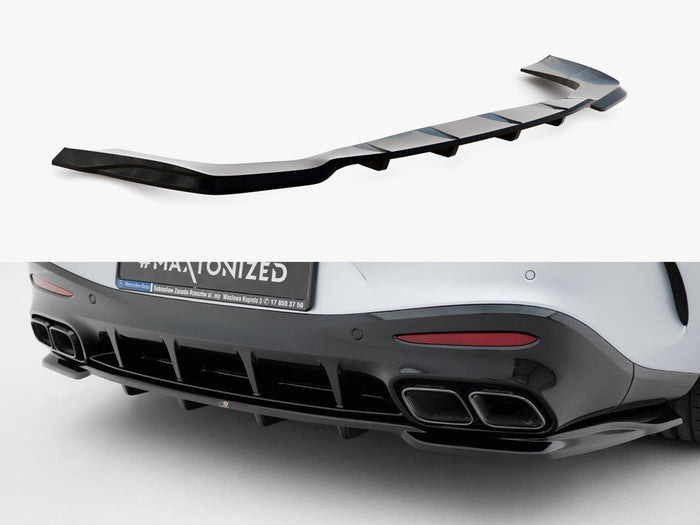 Mercedes-AMG GT 63 C192 Rear Splitter (Vertical Bars) V.1 - Maxton Design