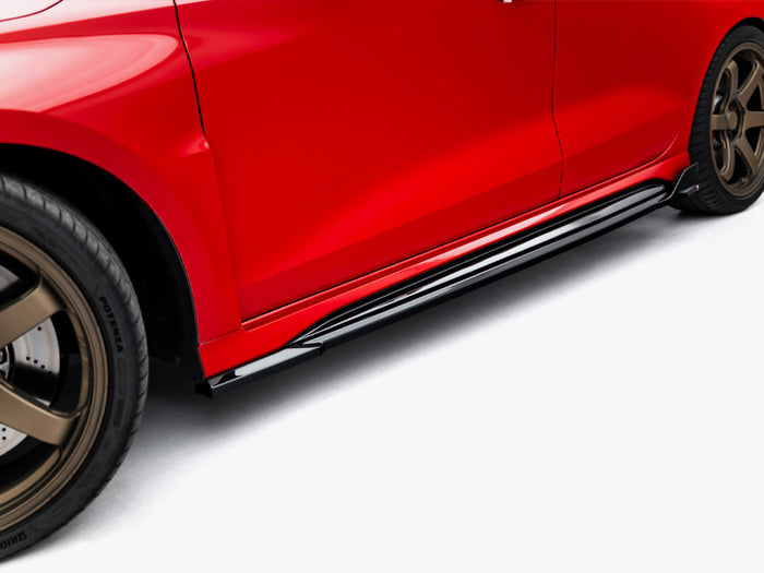 Audi RS3 Sedan 8Y / 8Y Facelift Side Skirts Diffusers V.2 - Maxton Design