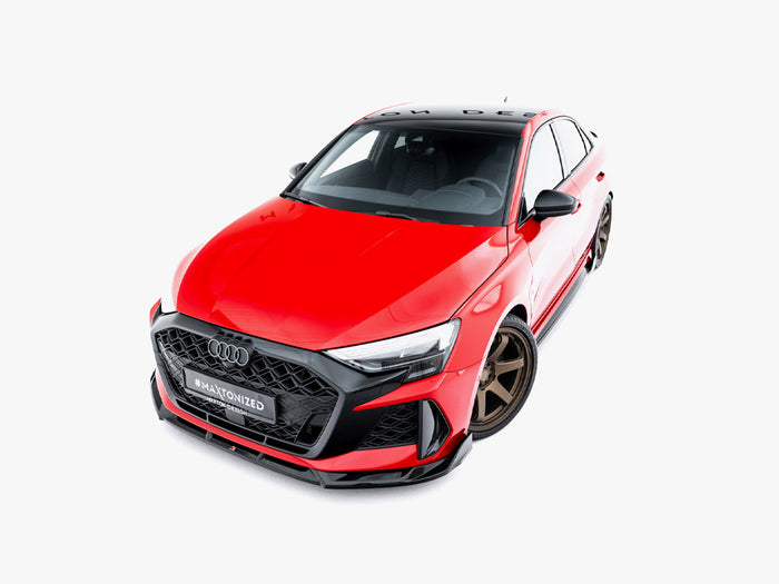 Audi RS3 Sedan 8Y Facelift Front Splitter V.3 - Maxton Design