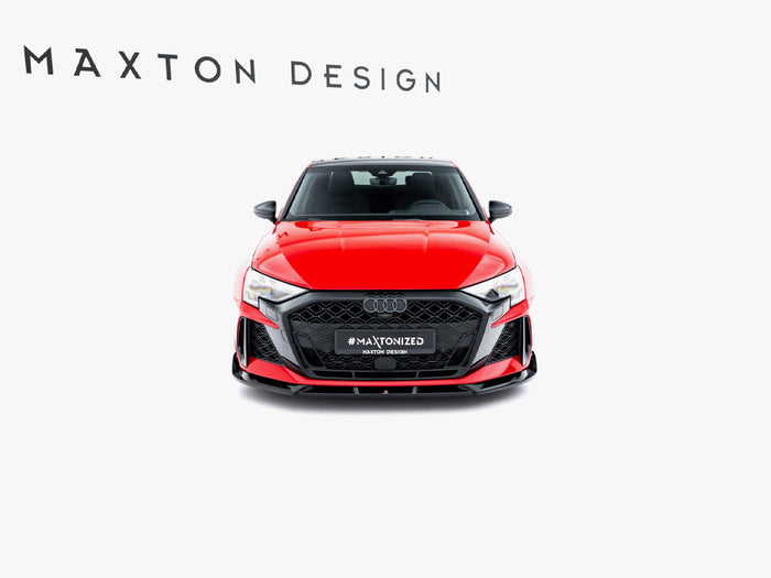 Audi RS3 Sedan 8Y Facelift Front Splitter V.3 - Maxton Design