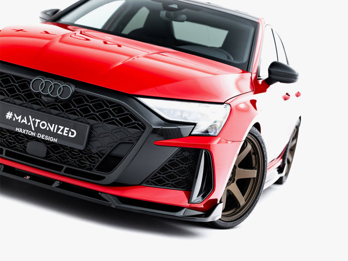 Audi RS3 Sedan 8Y Facelift Front Splitter V.3 - Maxton Design