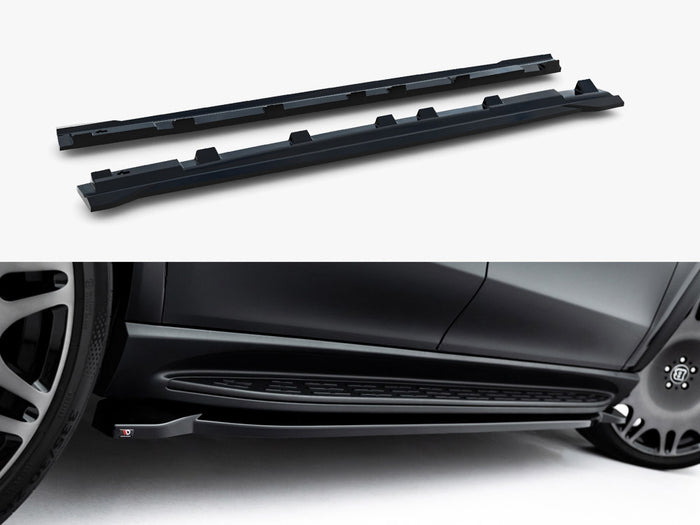Side Skirts Diffusers Mercedes-Benz GLS AMG-Line X167 Facelift - Maxton Design