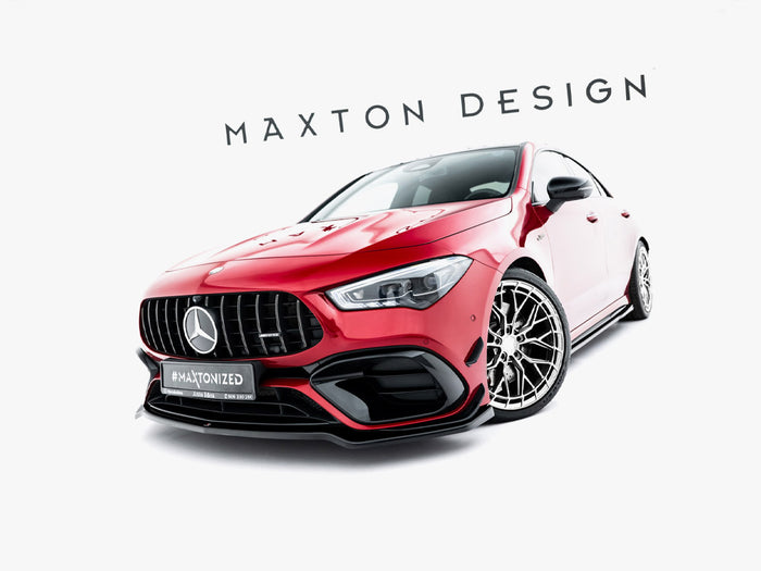 Mercedes-AMG CLA 45 Aero C118 Front Splitter V.4 - Maxton Design