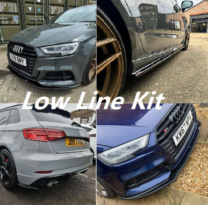 Audi A3 S-Line 8V Facelift Sportback Low Line Kit - TRC Performance Styling