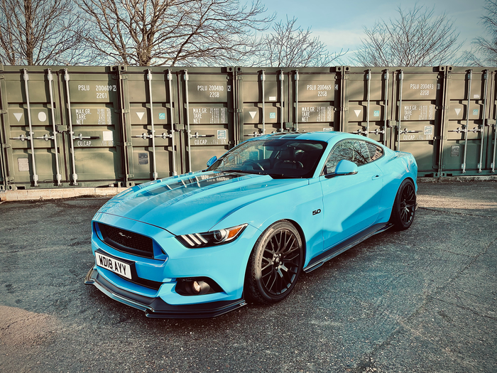 Ford Mustang 2.3L Ecoboost Side Skirt Splitters - TRC Performance Styling