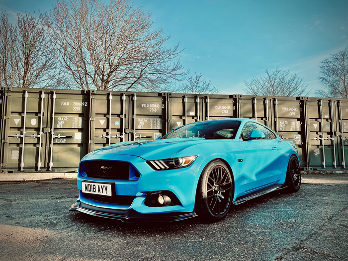 Ford Mustang 2.3L Ecoboost Side Skirt Splitters - TRC Performance Styling