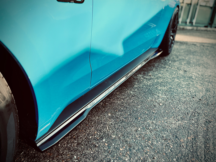 Ford Mustang 2.3L Ecoboost Side Skirt Splitters - TRC Performance Styling