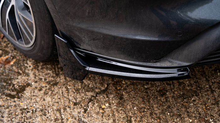 Porsche Taycan Pre Facelift Rear Spats and Aero Blades - TRC Performance Styling
