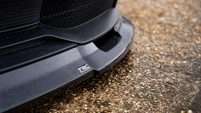 Porsche Taycan Pre Facelift Front Splitter and Aero Fins - TRC Performance Styling