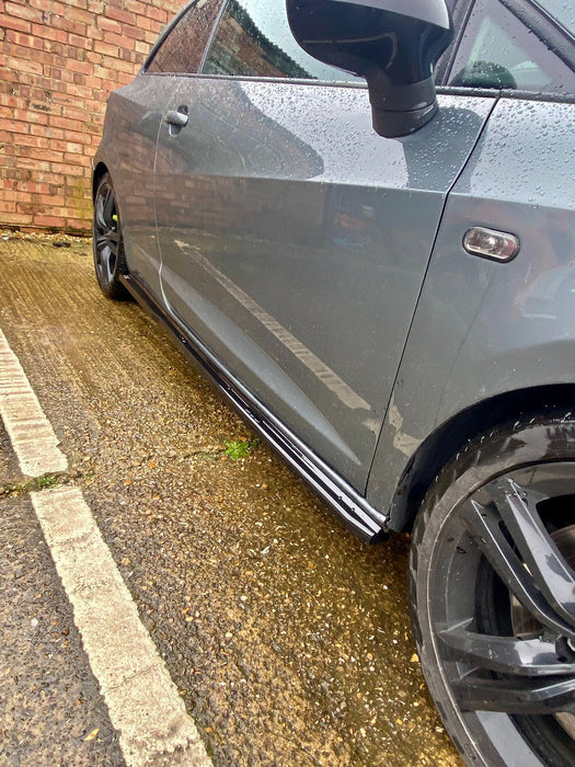 Seat Ibiza MK5 Cupra Facelift 6J Side Skirt Splitters - TRC Performance Styling