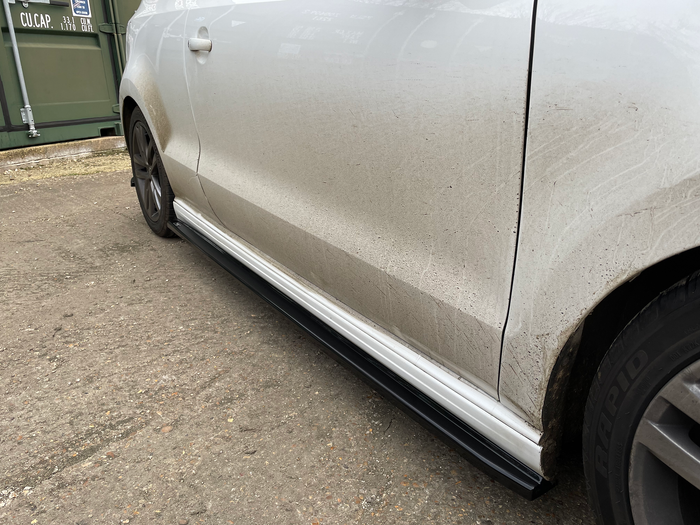 Volkswagen Polo MK5 R-Line Side Skirt Splitters - TRC Performance Styling
