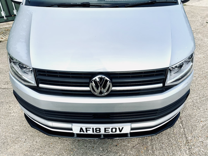 Volkswagen Transporter T6 Non-Sportline Long Wheelbase Styling Factory Front Splitter - TRC Performance Styling