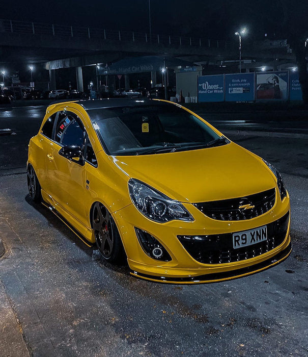 Vauxhall Corsa D LE Front Splitter - TRC Performance Styling