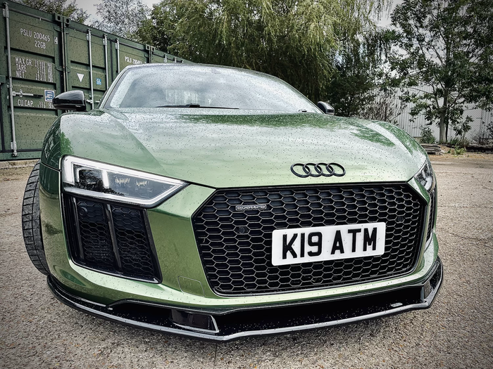 Dark Ghost - Audi R8 Gen 2 Front Splitter - TRC Performance Styling