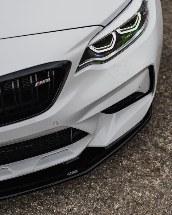Dark Ghost - BMW M2 F87 Competition Front Splitter - TRC Performance Styling