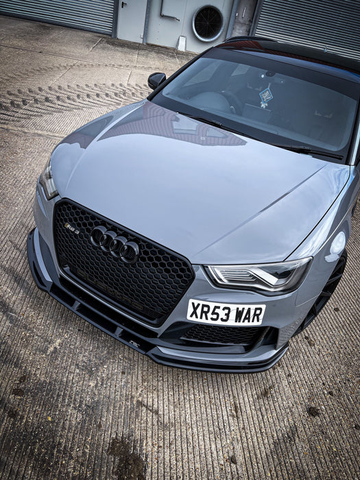 Audi RS3 8V PFL Front Splitter - TRC Performance Styling