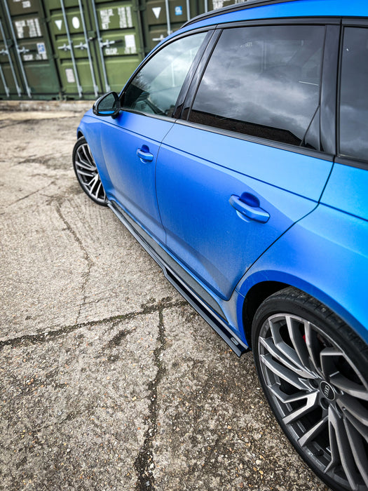 Dark Ghost - Audi RS4 B9.5 Side Skirt Splitters - TRC Performance Styling