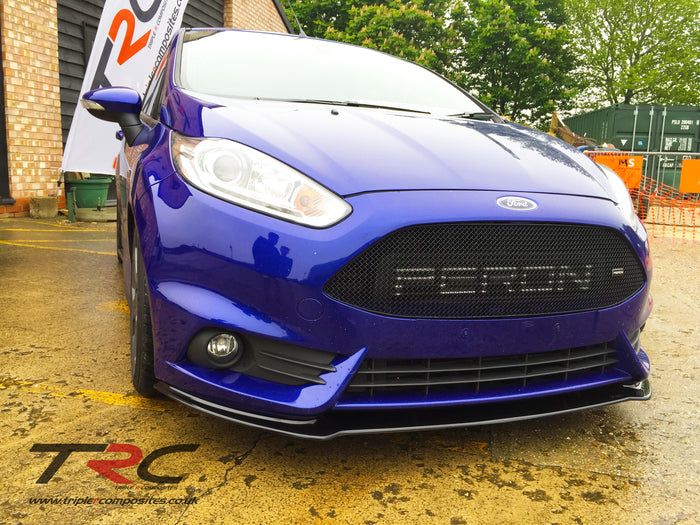 Ford Fiesta MK7 / MK7.5 ST180 - V3 Front Splitter - TRC Performance Styling