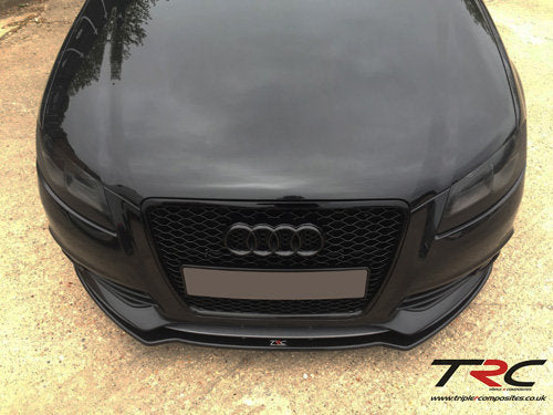 Audi A3 S-Line 8P Facelift Front Splitter - TRC Performance Styling