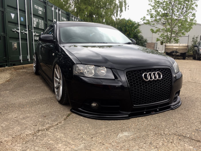 Audi A3 8P S-line PFL Front Splitter - TRC Performance Styling
