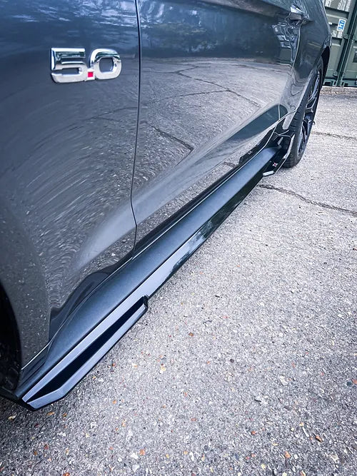 Ford Mustang 5.0L GT Facelift Side Skirt Splitters - TRC Performance Styling