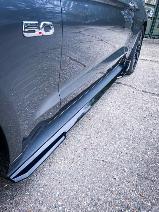 Ford Mustang 5.0L FL Side Skirt Splitters - TRC Performance Styling