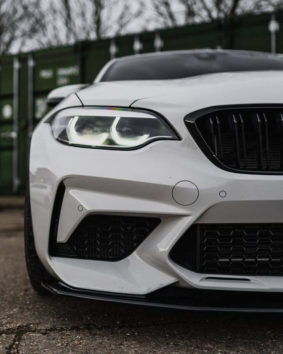 Dark Ghost - BMW M2 F87 Competition Front Splitter - TRC Performance Styling