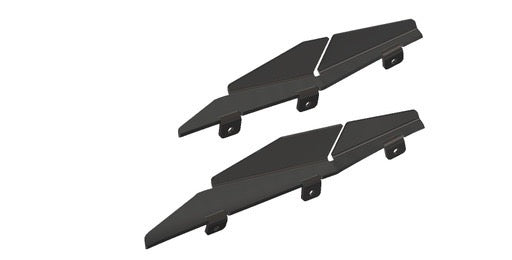 Ford Fiesta MK7.5 ST180 Ally-Aero Front Bumper Canards - TRC Performance Styling