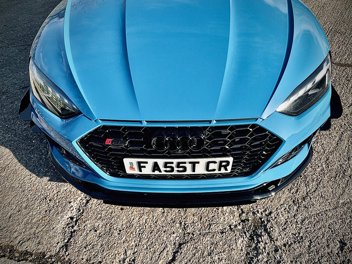 Audi RS4 B9.5 Avant with Centre Blade Front Splitter - TRC Performance Styling