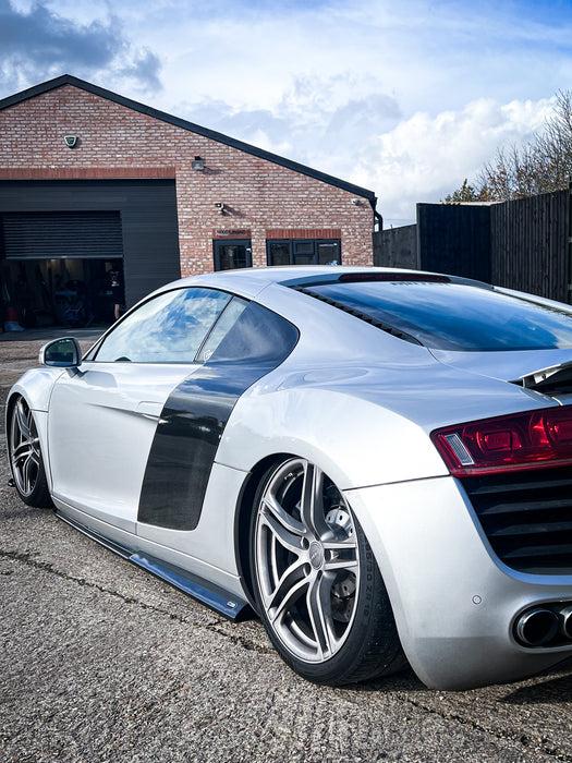 Dark Ghost - Audi R8 Gen 1 Side Skirt Splitters - TRC Performance Styling