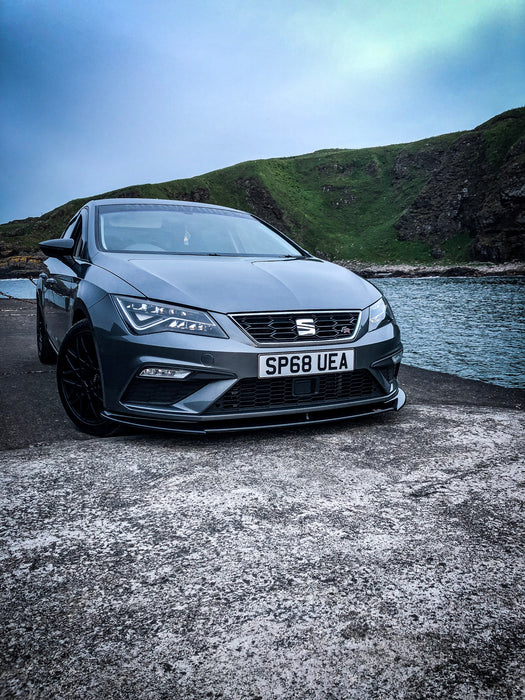SEAT Leon MK3.5 (FL) FR/Cupra Front Splitter - TRC Performance Styling