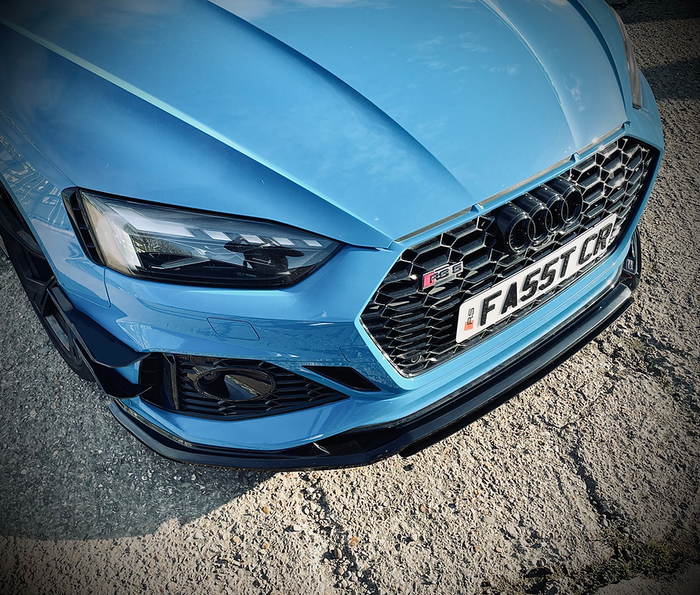 Audi RS4 B9.5 Avant with Centre Blade Front Splitter - TRC Performance Styling
