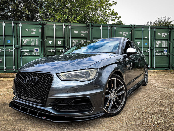Audi A3 S-Line 8V Pre Facelift Hatchback Front Splitter - TRC Performance Styling