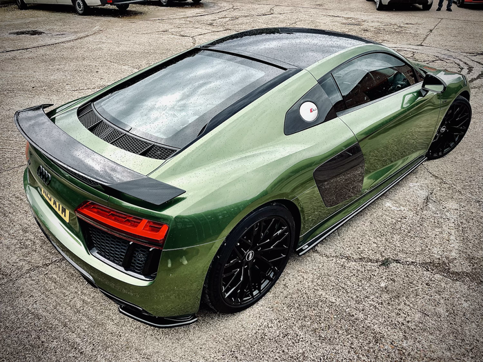 Dark Ghost - Audi R8 Gen 2 Side Skirt Splitters - TRC Performance Styling