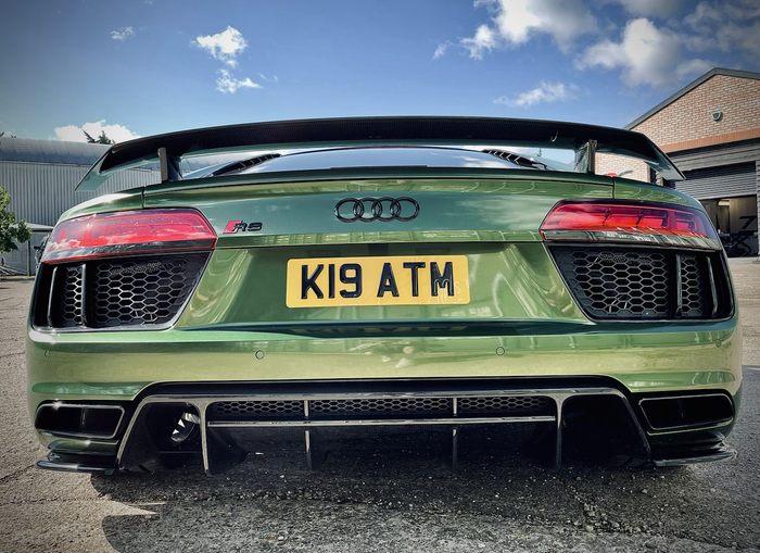 Dark Ghost - Audi R8 Gen 2 Rear Spats - TRC Performance Styling