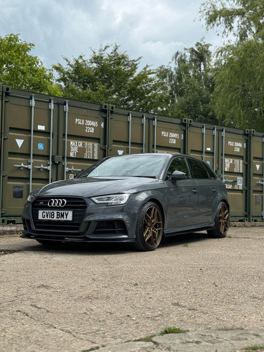 Audi S3 / A3 8V S-Line Sportback (5dr) Side Skirt Splitters - TRC Performance Styling