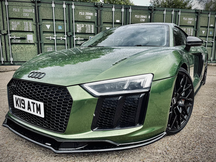 Dark Ghost - Audi R8 Gen 2 Front Splitter - TRC Performance Styling