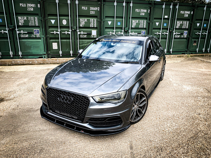 Audi S3 / A3 S-Line 8V Hatchback  (3dr) Side Skirt Splitters - TRC Performance Styling