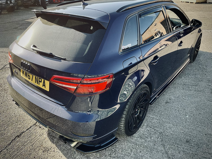 Audi A3 S-Line 8V Pre Facelift Sportback 5 Door Side Skirt Splitters - TRC Performance Styling