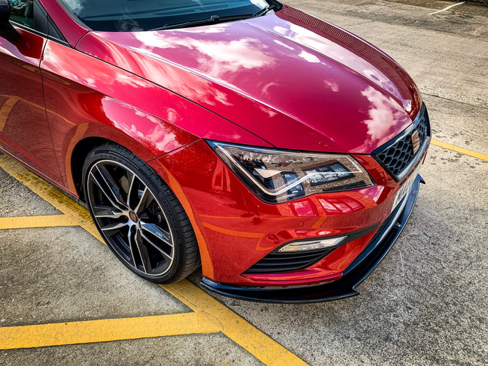 SEAT Leon MK3.5 (FL) FR/Cupra Front Splitter - TRC Performance Styling