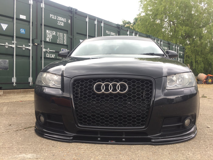 Audi A3 8P S-line PFL Front Splitter - TRC Performance Styling