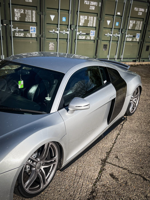 Dark Ghost - Audi R8 Gen 1 Side Skirt Splitters - TRC Performance Styling