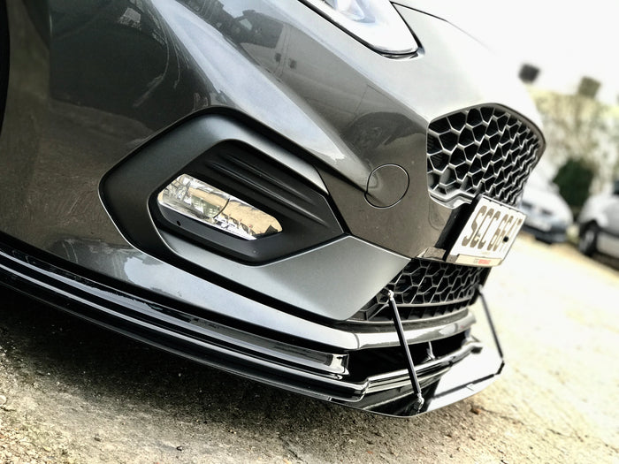 Ford Fiesta MK8 ST/ ST-line/MK8.5 ST-Line  Ally-Aero Front Splitter - TRC Performance Styling