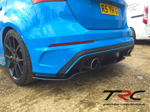 Ford Focus MK3 RS - V2 Rear Splitter Kit - TRC Performance Styling