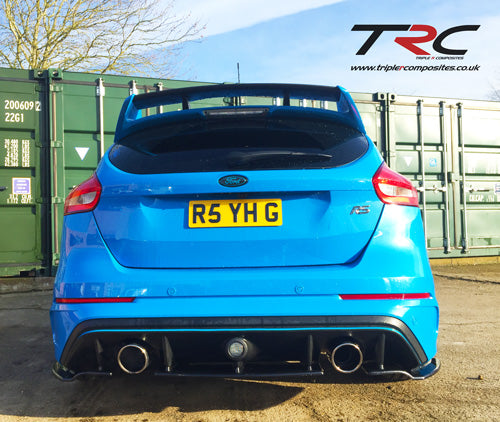 Ford Focus MK3 RS - V2 Rear Splitter Kit - TRC Performance Styling