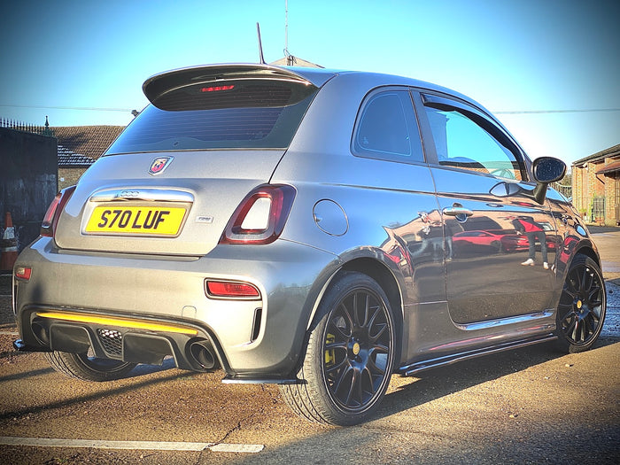 Fiat Abarth 595/695 series 3 & 4 side skirt splitters - TRC Performance Styling