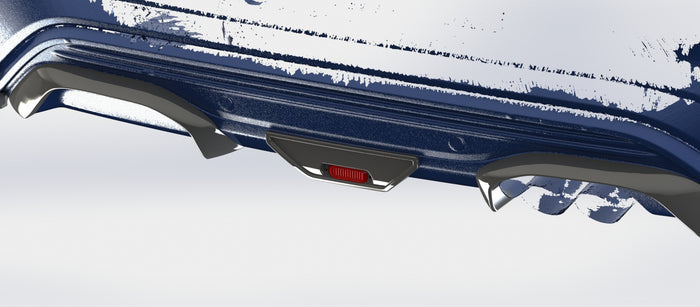Ford Puma ST Rear Diffuser Rain Light Only - TRC Performance Styling