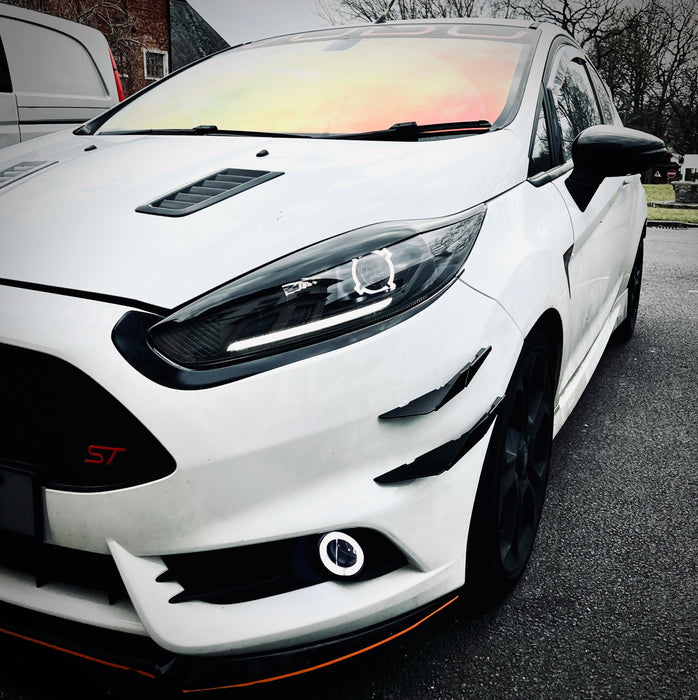 Ford Fiesta MK7.5 ST180 Ally-Aero Front Bumper Canards - TRC Performance Styling