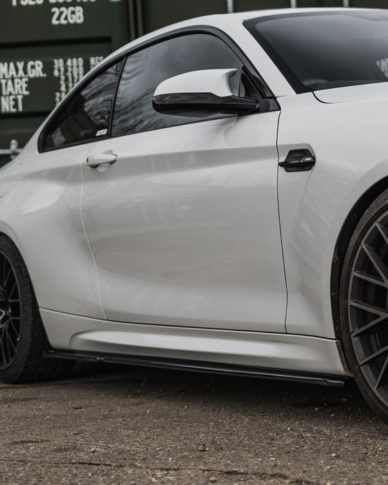 Dark Ghost - BMW M2 F87 Competition Side Skirt Splitters - TRC Performance Styling