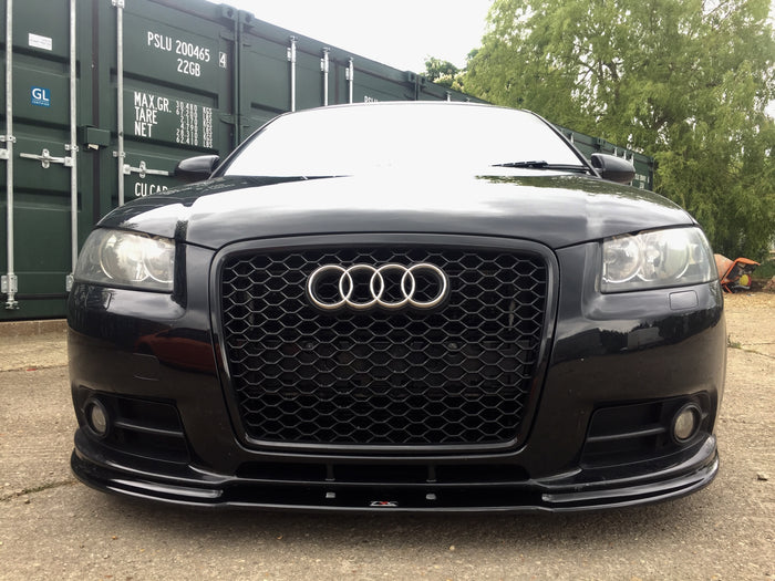 Audi A3 8P S-line PFL Front Splitter - TRC Performance Styling